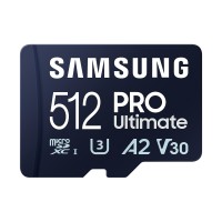 Флаш памети Samsung 512GB micro SD Card PRO Ultimate with USB Reader 