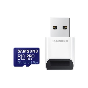 Флаш памети Samsung 512GB Micro SD PRO Plus + Reader