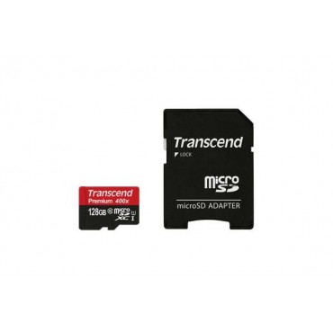 Флаш памети Transcend 128GB micro SDXC UHS-I Premium (with adapter