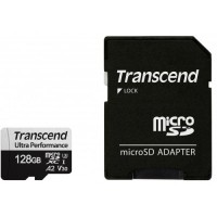 Флаш памети Transcend 128GB microSD w/ adapter UHS-I U3 A2 Ultra Performance