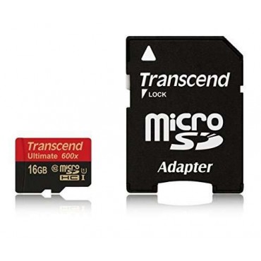 Флаш памети Transcend 16GB micro SDHC UHS-I Ultimate (with adapter