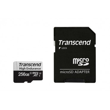 Флаш памети Transcend 256GB micro SD w/ adapter U3