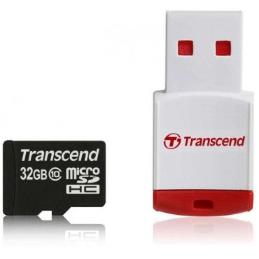 Флаш памети Transcend 32GB microSDHC (with reader - Class 10)