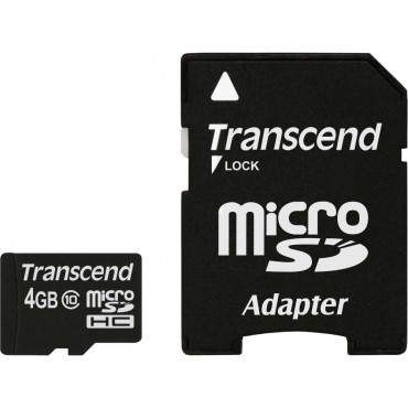 Флаш памети Transcend 4GB microSDHC CARD (Class10)