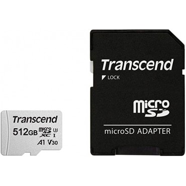 Флаш памети Transcend 512GB microSD UHS-I U3 A1 (with adapter)