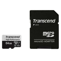 Флаш памети Transcend 64GB microSD with adapter UHS-I U3 A2