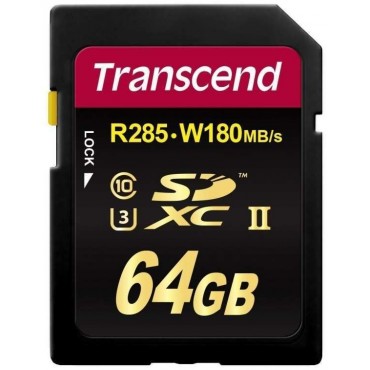 Флаш памети Transcend 64GB SDXC Class3 UHS-II Card