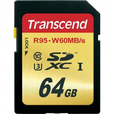 Флаш памети Transcend 64GB SDXC UHS-I U3 Card