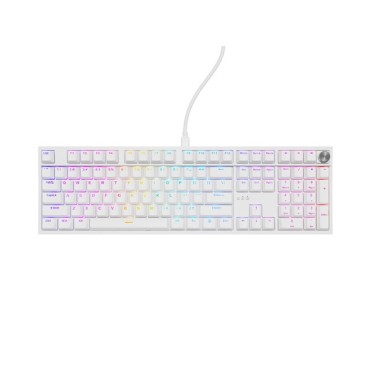 Геймърска клавиатура Genesis Mechanical Gaming Keyboard Thor 404 White RGB Backlight Gateron Yellow Pro Геймърска клавиатура Genesis Mechanical Gaming Keyboard Thor 404 White RGB Backlight Gateron Yellow Pro