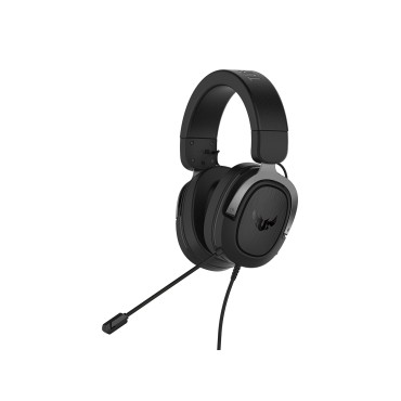 Геймърски слушалки Asus TUF Gaming H3 Wired Headset(Discord Certified Mic, 7.1 Surround Sound, 50mm Drivers, Lightweight, 3.5mm, For PC, Mac, PS4, Xbox One, Switch and Mobile Devices)