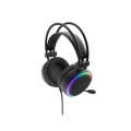 Геймърски слушалки Genesis Headset Neon 613 G2 With Microphone RGB Illumination Black