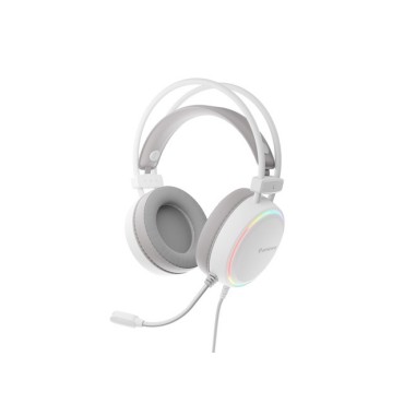 Геймърски слушалки Genesis Headset Neon 613 G2 With Microphone RGB Illumination White