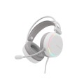 Геймърски слушалки Genesis Headset Neon 613 G2 With Microphone RGB Illumination White
