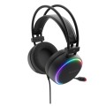 Геймърски слушалки Genesis Headset Neon 614 With Microphone RGB Illumination Black USB