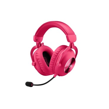 Геймърски слушалки Logitech Headset - PRO X 2 LIGHTSPEED Wireless Gaming Headset - MAGENTA - 2.4GHZ - N/A - EMEA28-935