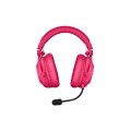 Геймърски слушалки Logitech Headset - PRO X 2 LIGHTSPEED Wireless Gaming Headset - MAGENTA - 2.4GHZ - N/A - EMEA28-935