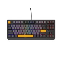 Геймърска клавиатура Genesis Gaming Keyboard Thor 230 TKL Anchor Gray Negative US RGB Mechanical Outemu Red