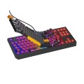 Геймърска клавиатура Genesis Gaming Keyboard Thor 230 TKL Anchor Gray Negative US RGB Mechanical Outemu Red