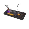 Геймърска клавиатура Genesis Gaming Keyboard Thor 230 TKL Anchor Gray Negative US RGB Mechanical Outemu Red