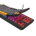 Геймърска клавиатура Genesis Gaming Keyboard Thor 230 TKL Anchor Gray Negative US RGB Mechanical Outemu Red