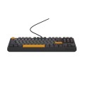 Геймърска клавиатура Genesis Gaming Keyboard Thor 230 TKL Anchor Gray Negative US RGB Mechanical Outemu Red