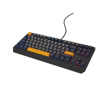Геймърска клавиатура Genesis Gaming Keyboard Thor 230 TKL Naval Blue Negative US RGB Mechanical Outemu Panda