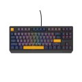 Геймърска клавиатура Genesis Gaming Keyboard Thor 230 TKL Naval Blue Negative US RGB Mechanical Outemu Panda