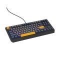 Геймърска клавиатура Genesis Gaming Keyboard Thor 230 TKL Naval Blue Negative US RGB Mechanical Outemu Panda