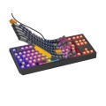 Геймърска клавиатура Genesis Gaming Keyboard Thor 230 TKL Naval Blue Positive US Black RGB Mechanical Outemu Panda