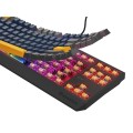 Геймърска клавиатура Genesis Gaming Keyboard Thor 230 TKL Naval Blue Positive US Black RGB Mechanical Outemu Panda