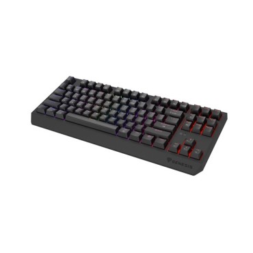 Геймърска клавиатура Genesis Gaming Keyboard Thor 230 TKL Wireless US Black RGB Mechanical Outemu Red