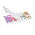 Геймърска клавиатура Genesis Gaming Keyboard Thor 230 TKL Wireless US White RGB Mechanical Outemu Red