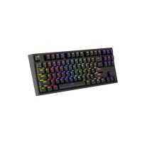 Геймърска клавиатура Genesis Gaming Keyboard Thor 404 TKL Black RGB Backlight US Layout Brown Switch