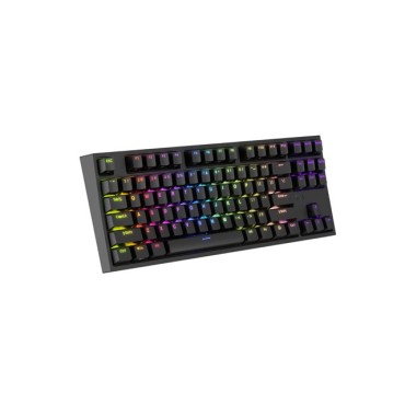 Геймърска клавиатура Genesis Gaming Keyboard Thor 404 TKL Black RGB Backlight US Layout Brown Switch