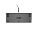 Геймърска клавиатура Genesis Gaming Keyboard Thor 404 TKL Black RGB Backlight US Layout Brown Switch