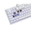 Геймърска клавиатура Genesis Gaming Keyboard Thor 404 TKL White RGB Backlight US Layout Brown Switch