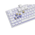 Геймърска клавиатура Genesis Gaming Keyboard Thor 404 TKL White RGB Backlight US Layout Yellow Switch