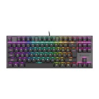 Геймърска клавиатура Genesis Mechanical Gaming Keyboard Thor 303 TKL RGB Backlight Red Switch US Layout Black