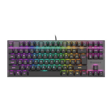 Геймърска клавиатура Genesis Mechanical Gaming Keyboard Thor 303 TKL RGB Backlight Red Switch US Layout Black