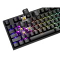 Геймърска клавиатура Genesis Mechanical Gaming Keyboard Thor 404 Black RGB Backlight Gateron Yellow Pro