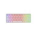 Геймърска клавиатура Genesis Mechanical Gaming Keyboard Thor 660 G2 Wireless RGB Backlight WHITE GATERON BROWN