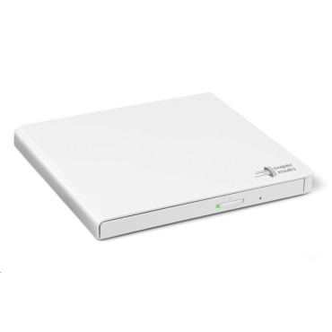 Оптично устройство, Hitachi-LG GP57EW40 Ultra Slim External DVD-RW, Super Multi, Double Layer, TV connectivity, White