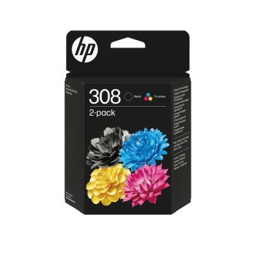 Консуматив HP 308 Black/Tri-Color Original Ink Cartridge Combo 2-Pack Консуматив HP 308 Black/Tri-Color Original Ink Cartridge Combo 2-Pack