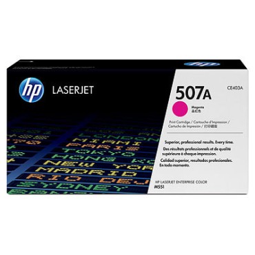 Консуматив HP 507A Magenta LaserJet Toner Cartridge Консуматив HP 507A Magenta LaserJet Toner Cartridge