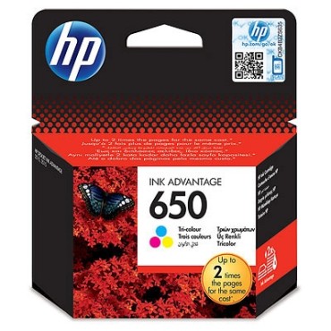 Консуматив HP 650 Tri-color Ink Cartridge Консуматив HP 650 Tri-color Ink Cartridge