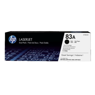 Консуматив HP 83A 2-pack Black Original LaserJet Toner Cartridge (CF283AD) Консуматив HP 83A 2-pack Black Original LaserJet Toner Cartridge (CF283AD)