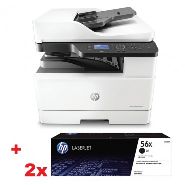 HP LaserJet MFP M436nda Printer + 2x HP 56X Black LaserJet Toner Cartridge