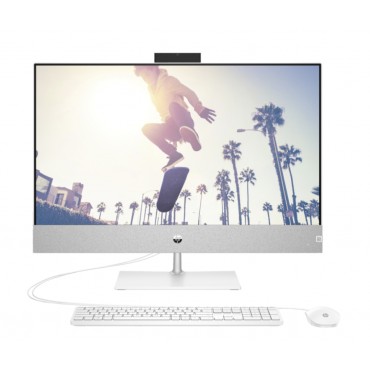 Компютър HP Pavilion All-in-One 27-ca1001nu Snowflake White