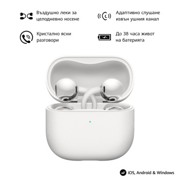 Слушалки Huawei FreeClip 2 Robin-T10 White Слушалки Huawei FreeClip 2 Robin-T10 White