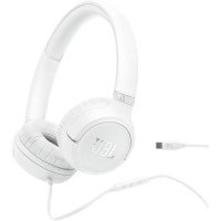 Слушалки JBL TUNE 530C WHT USB-C Wired on-ear headphones